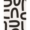 Patrón abstracto en blanco y negro