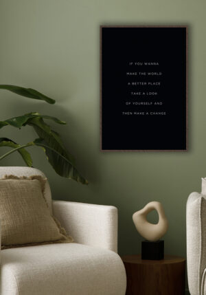 Palabras de Inspiración: Diseño Gráfico en Blanco y Negro