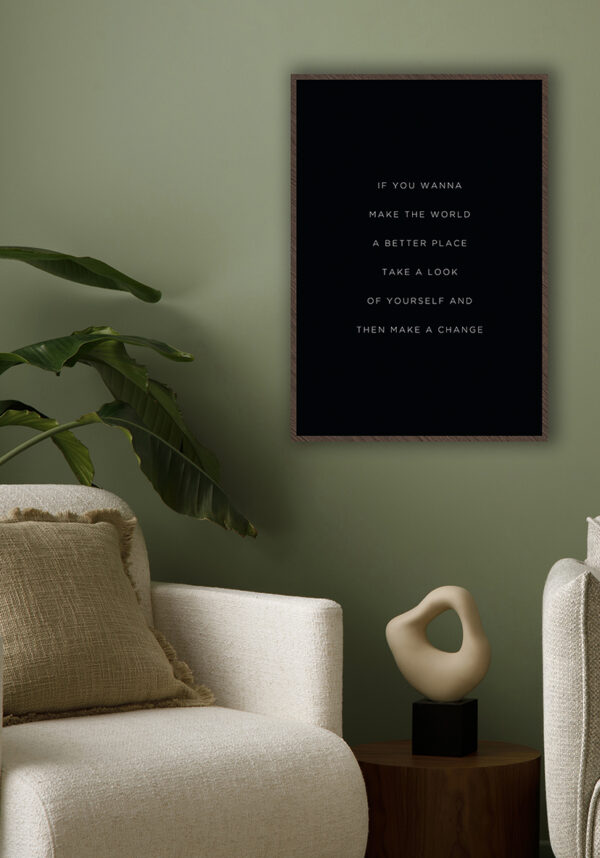 Palabras de Inspiración: Diseño Gráfico en Blanco y Negro