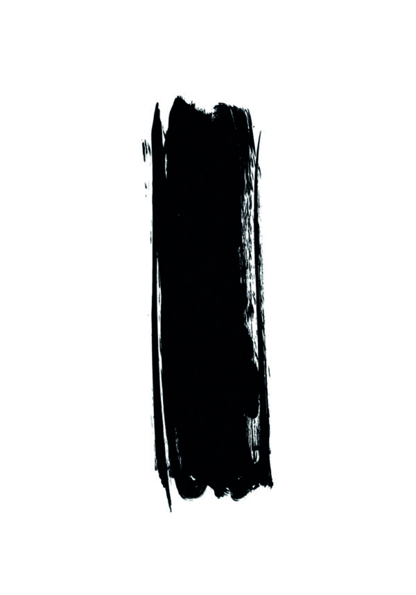 Pinceladas abstractas en negro