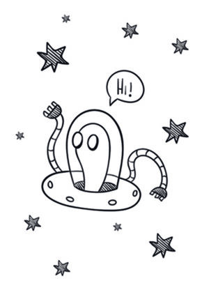 Alien Amigable: Arte Extraterrestre Divertido