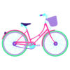 Bicicleta Colorida: Ilustración Vintage para Amantes del Ciclismo