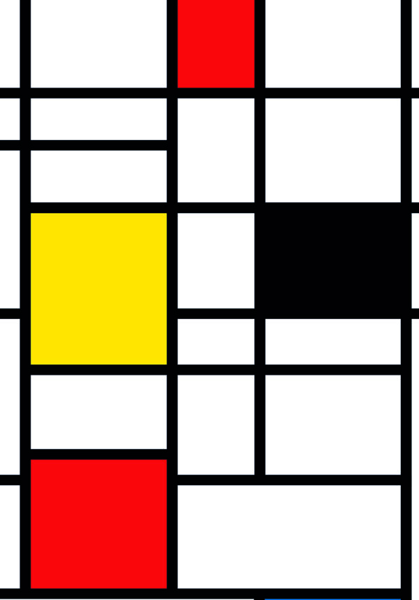 Composición Geométrica Abstracta: Diseño Moderno y Colorido