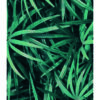 Textura de hoja tropical verde y frondosa