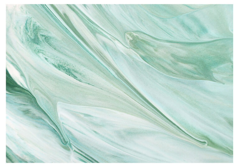 Arte abstracto de mármol con degradado verde