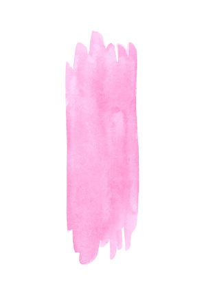 Trazo abstracto en acuarela rosa