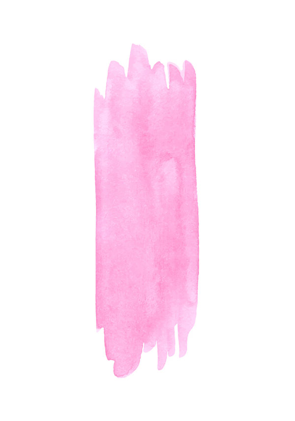 Trazo abstracto en acuarela rosa