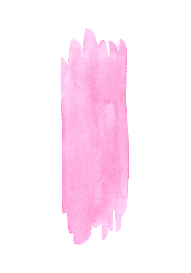 Trazo abstracto en acuarela rosa