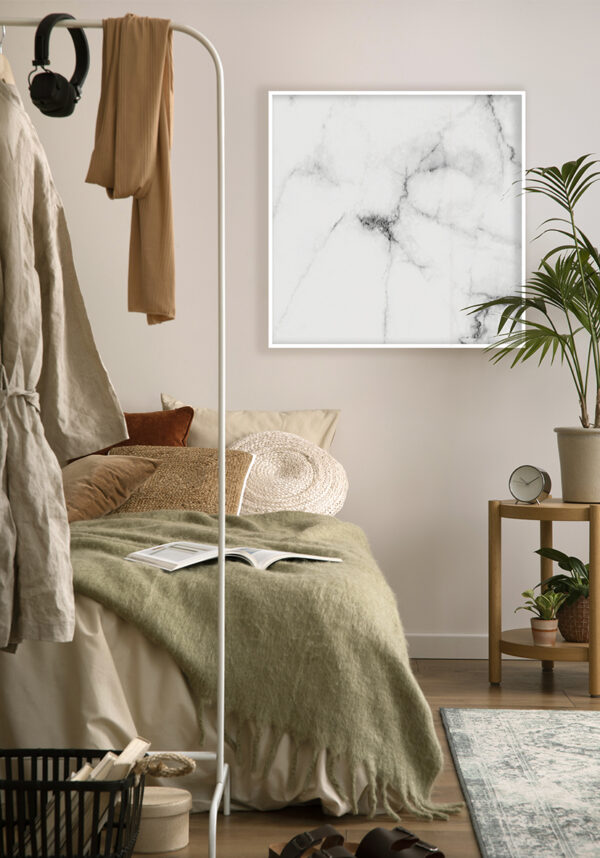 Textura elegante de mármol blanco