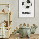Arte en acuarela de balón de fútbol