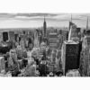 Vista urbana en blanco y negro