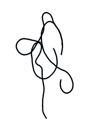 Arte de dibujo lineal minimalista