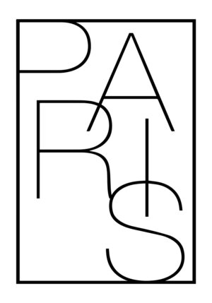 Arte tipográfico minimalista sobre París