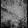Mapa detallado de París en blanco y negro