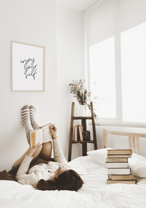 Tipografía inspiradora en manuscrito minimalista