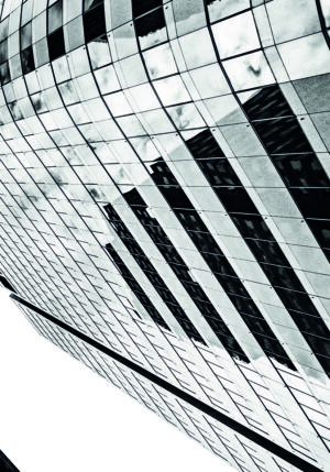 Reflejo arquitectónico abstracto moderno