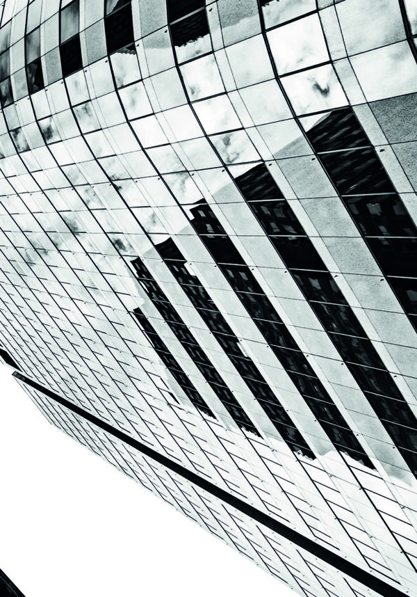 Reflejo arquitectónico abstracto moderno