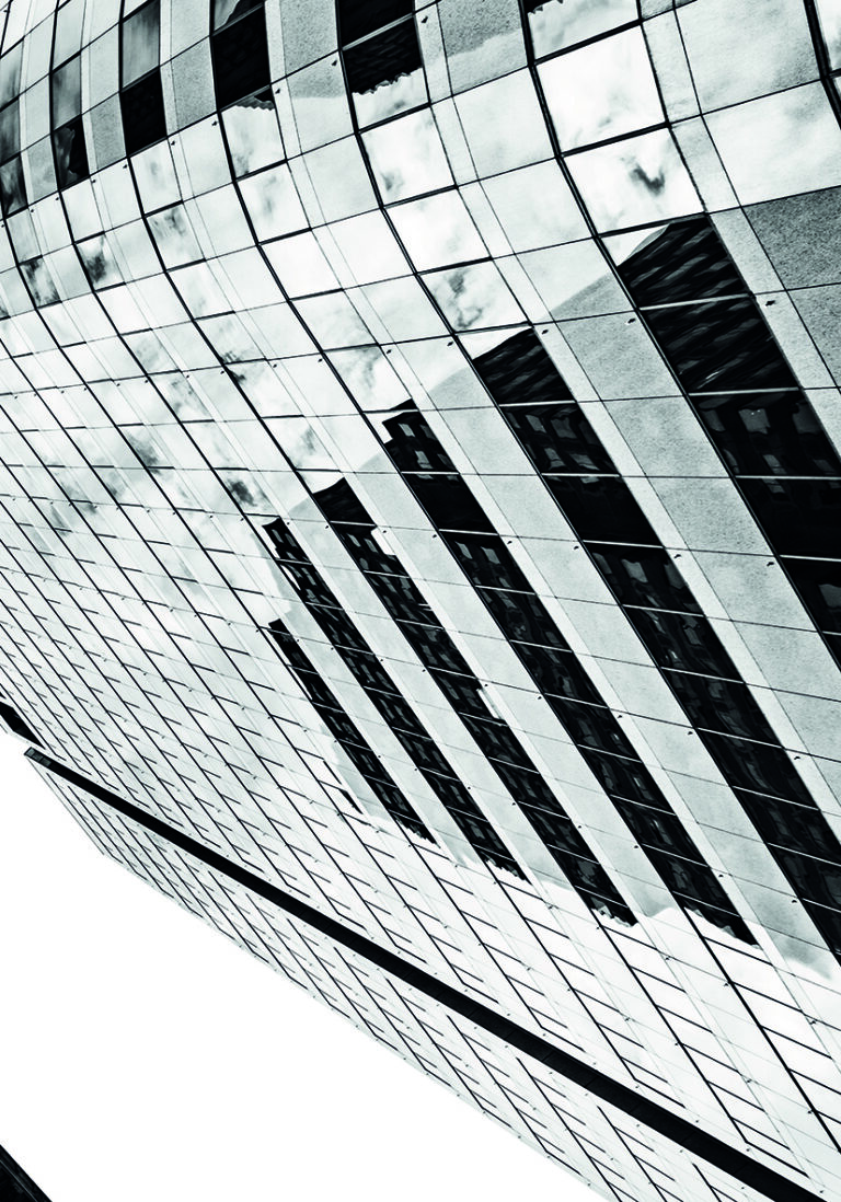 Reflejo arquitectónico abstracto moderno