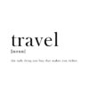Tipografía minimalista para viajes inspiradores
