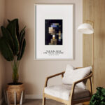 Chica con arete en arte pixelado