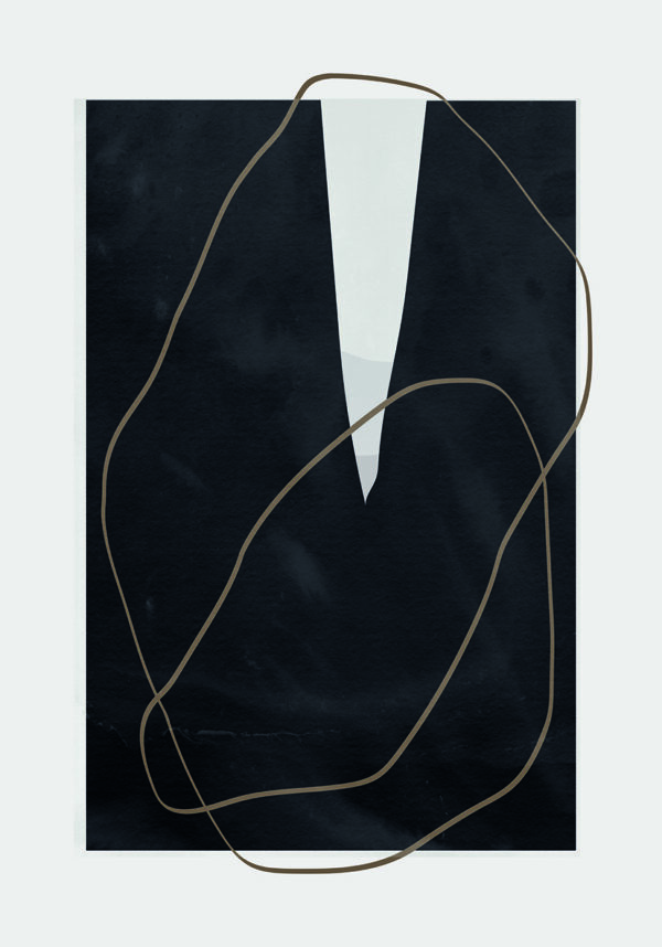 Diseño abstracto minimalista en tonos neutros