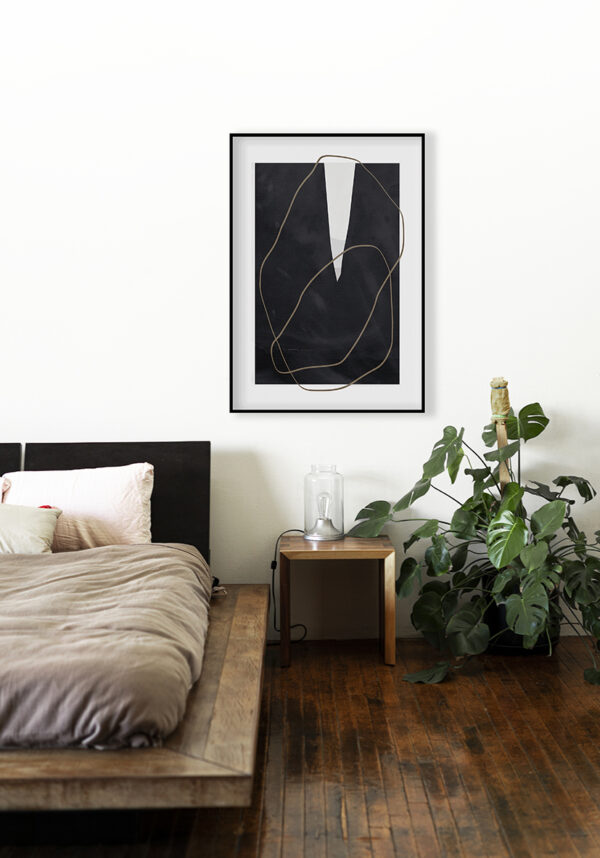 Diseño abstracto minimalista en tonos neutros