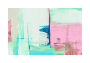 Arte impresionista abstracto en tonos pastel