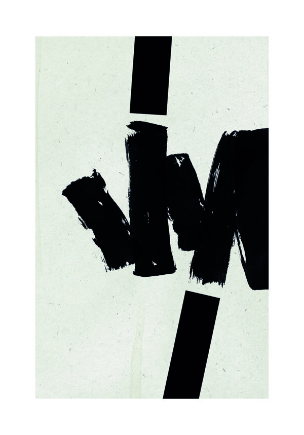 Diseño artístico con pinceladas abstractas