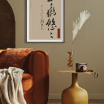 Arte tradicional japonés de caligrafía