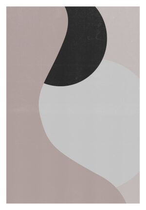 Arte abstracto minimalista en colores suaves