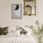 Arte abstracto minimalista en colores suaves