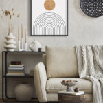 Ilustración de arcos y círculos abstractos