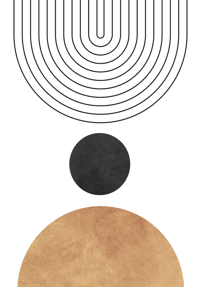 Lámina minimalista geométrica abstracta