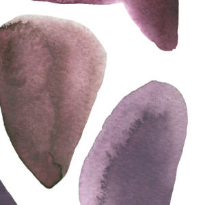 Formas beige abstractas sobre fondo blanco
