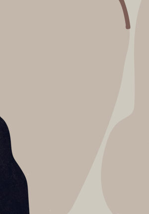 Diseño abstracto minimalista en gamas suaves