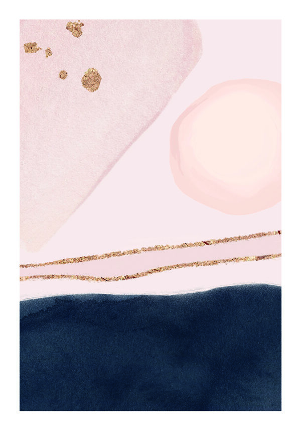 Arte minimalista abstracto en tonos neutros