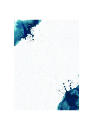 Diseño abstracto de salpicadura de tinta azul