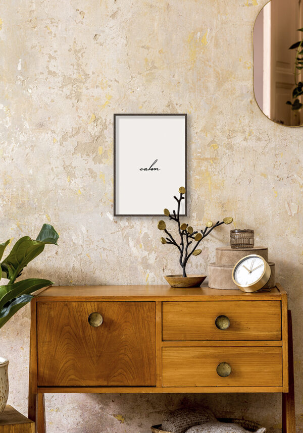 Tipografía minimalista en escritura cursiva