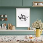 Obra de caligrafía elegante: Bon Appétit