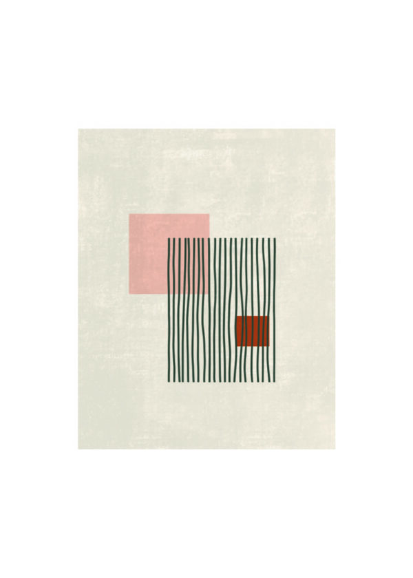 Arte abstracto minimalista en tonos neutros