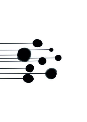 Arte minimalista en blanco y negro