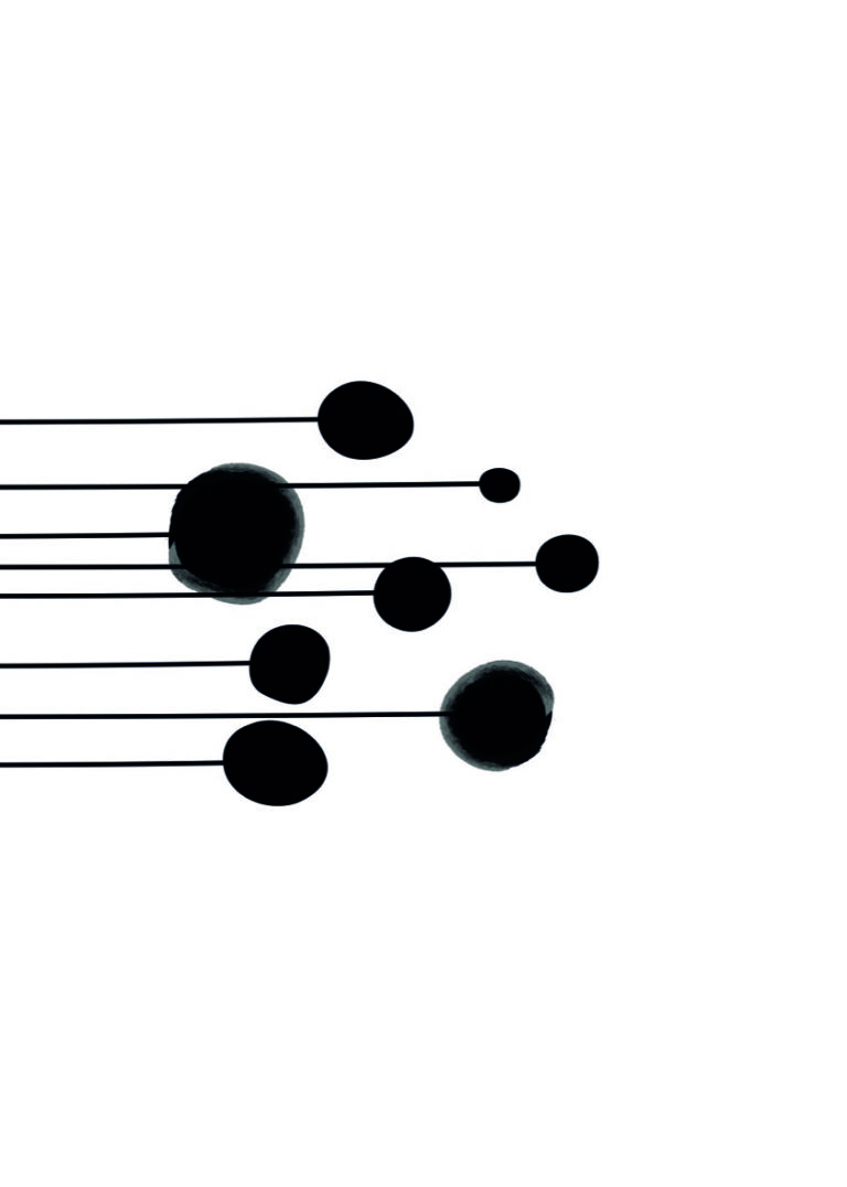 Arte minimalista en blanco y negro