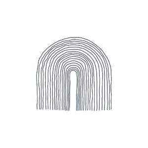 Dibujo monocromático minimalista