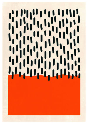 Pieza de arte abstracto minimalista