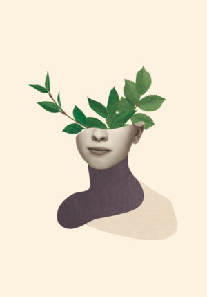 Arte surrealista de naturaleza y mente