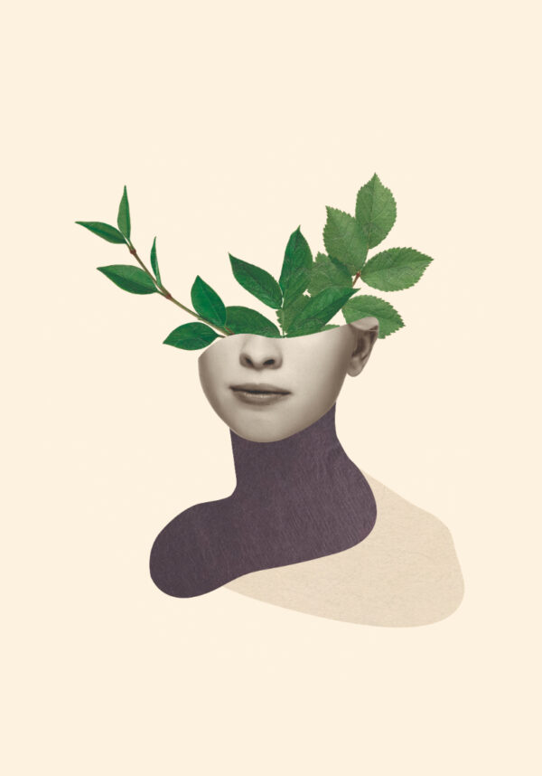 Arte surrealista de naturaleza y mente