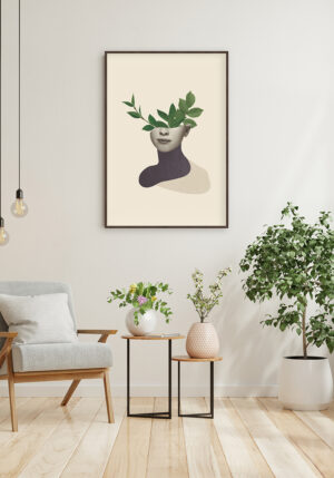 Arte surrealista de naturaleza y mente