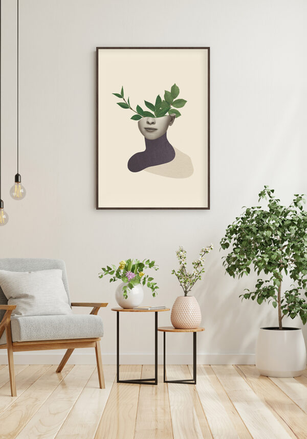 Arte surrealista de naturaleza y mente