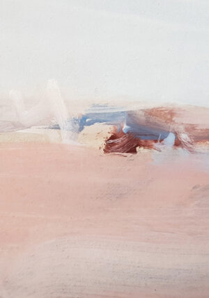 Paisaje abstracto en tonos pastel