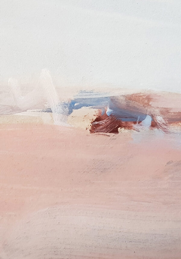 Paisaje abstracto en tonos pastel